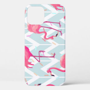 Flamingos Light Gray: Vintag tropisch. Case-Mate iPhone Hülle