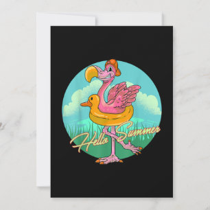 Flamingos Lover - Flamingo bereit für den Sommer Save The Date