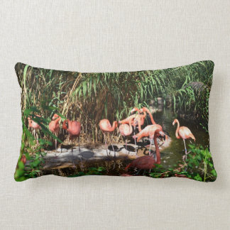 Flamingos Lumbar / Travel Pillow Lendenkissen