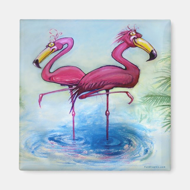 Flamingos Magnet (Vorne)
