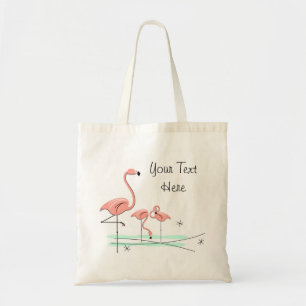 Flamingos Ocean Trio 4 'Text' Totasche Tragetasche