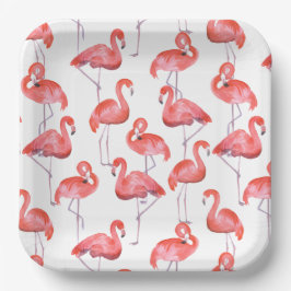 Flamingos Paper Tellers Pappteller