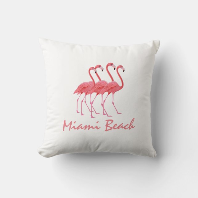 Flamingos personifizieren kissen (Vorderseite)