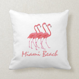Flamingos personifizieren kissen