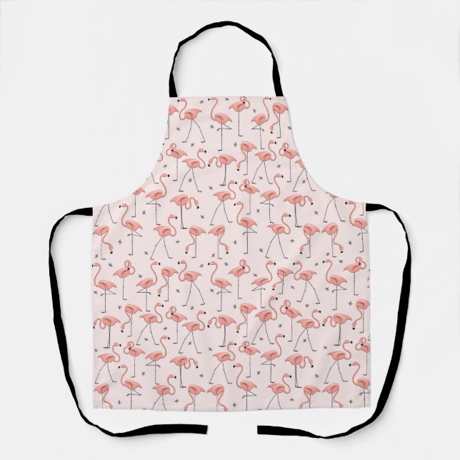 Flamingos Pink kleine Schürze (Vorderseite)