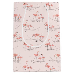 Flamingos Pink Multigeschenktüte Medium Mittlere Geschenktüte