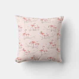Flamingos Pink Multiquadrat Kissen