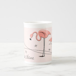 Flamingos Pink Trio 3 China Tasse