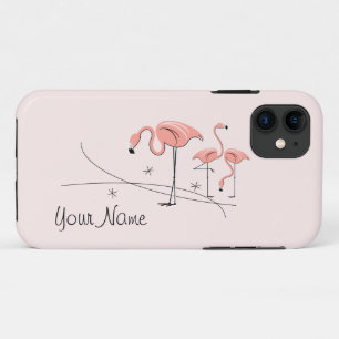 Flamingos Pink Trio 3 "Name" iPhone 11 Fall Case-Mate iPhone Hülle