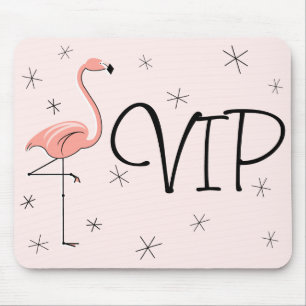 Flamingos Pink "VIP" Mousepad