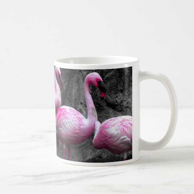 ~Flamingos~ ROSA FLAMINGOS, FERTIGEN ES BESONDERS Kaffeetasse (Rechts)