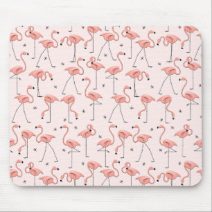 Flamingos rosa mousepad
