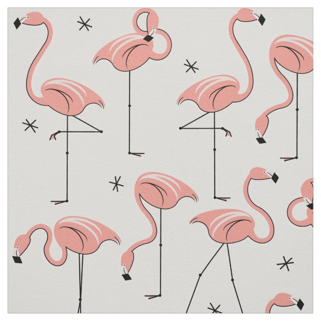 Flamingos rosa Stoff (Muster)