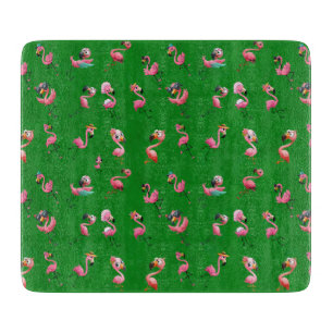 Flamingos Schneidebrett