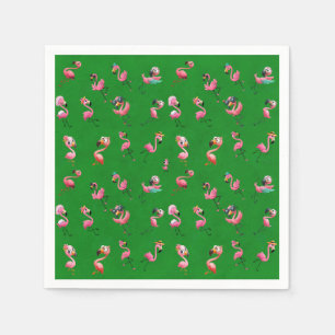 Flamingos Serviette