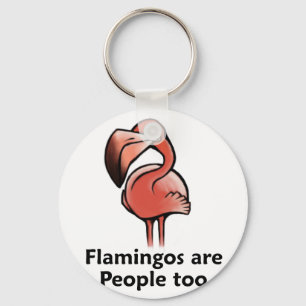 Flamingos sind Leute auch Schlüsselanhänger