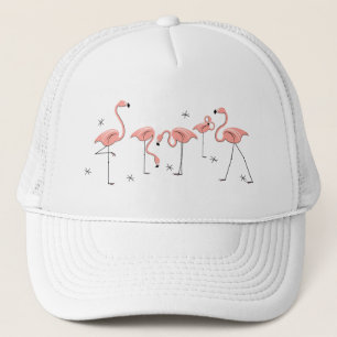 Flamingos-Stars-LKW-LKW-Hut Truckerkappe