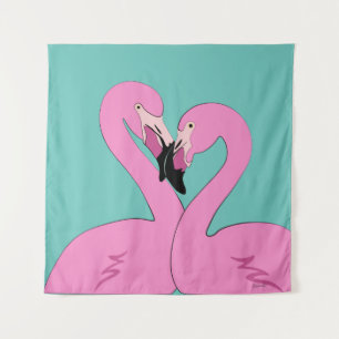 Flamingos Tapestry Wandteppich