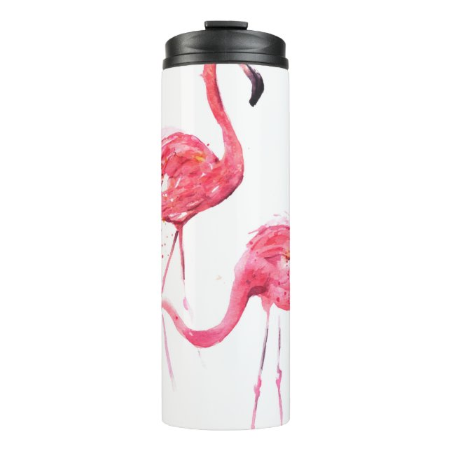 Flamingos Thermosbecher (Vorderseite)