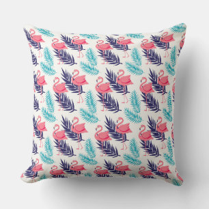 Flamingos Tropisches Muster Kissen