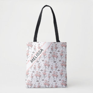 Flamingos und Krebs  Tasche