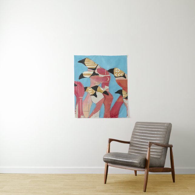 Flamingos Wandteppich (Beispiel)