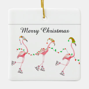 Flamingos Weihnachtsschmuck