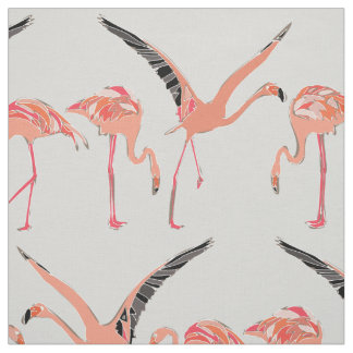 Flamingos Winter Stoff