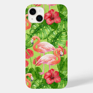 Flamingovögel und tropische Pflanzen Case-Mate iPhone 14 Plus Hülle