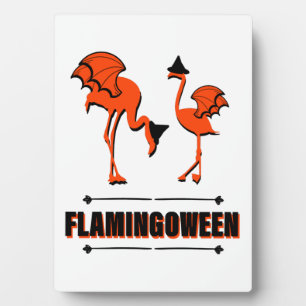 Flamingoween - Halloween Fotoplatte