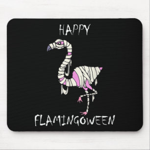 Flamingoween Lustiger Halloween Flamingo Mousepad