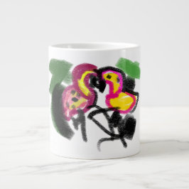 Flamings Liebe Jumbo-Tasse