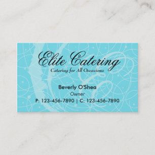 Flämisches Geschäfts-Karten-Blau Visitenkarte