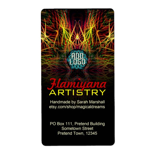 Flamiyana Artistry Geometric Art Label (Vorne)