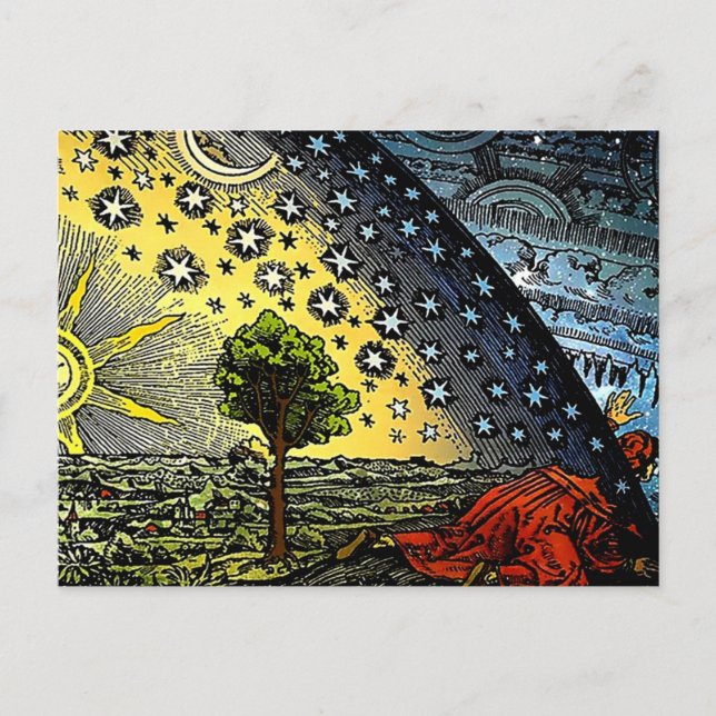 Flammarion Graving Postkarte (Vorderseite)