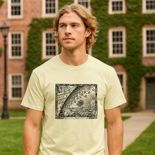 Flammarion-Holzschnitt viktorianische Ära himmlisc T-Shirt