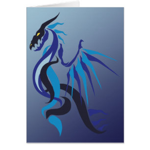 Flamme de dragon bleu