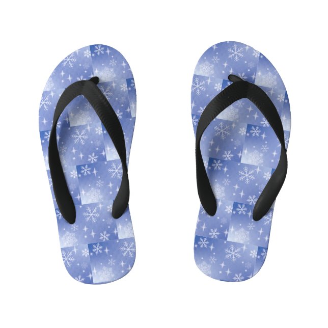 Flamme de neige d'hiver Les tongs de l'enfant (Semelle)