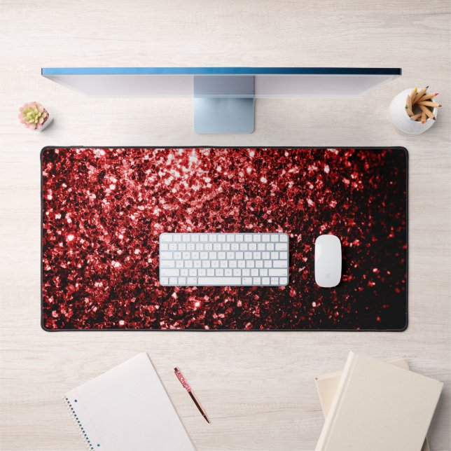 Flamme de parties scintillant rouge foncé (Bureau 1)