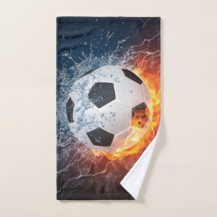 Flamme Football/Balle de Football Jeu d'oreiller