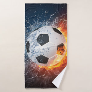 Flamme Football/Balle de Football Jeu d'oreiller