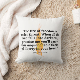 Flamme inextinguible - Coussin à lancer