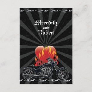 Flamme Love Biker Mariage Réponse