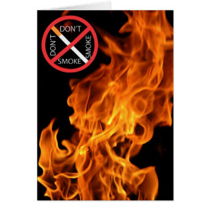 Flamme, ne fumez pas le panneau rouge