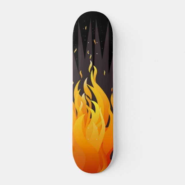 Flamme Skateboard (Vorne)