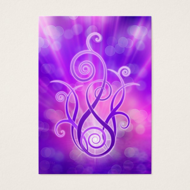 Flamme violette / Feu violet (Devant)