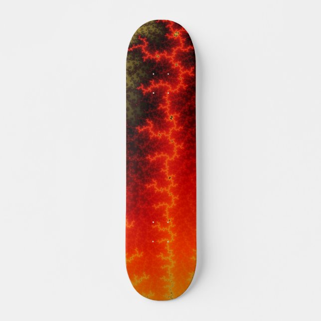 Flamme Zickzack Skateboard (Vorne)