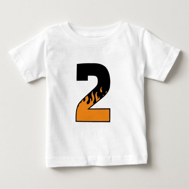 Flammen 2 baby t-shirt (Vorderseite)