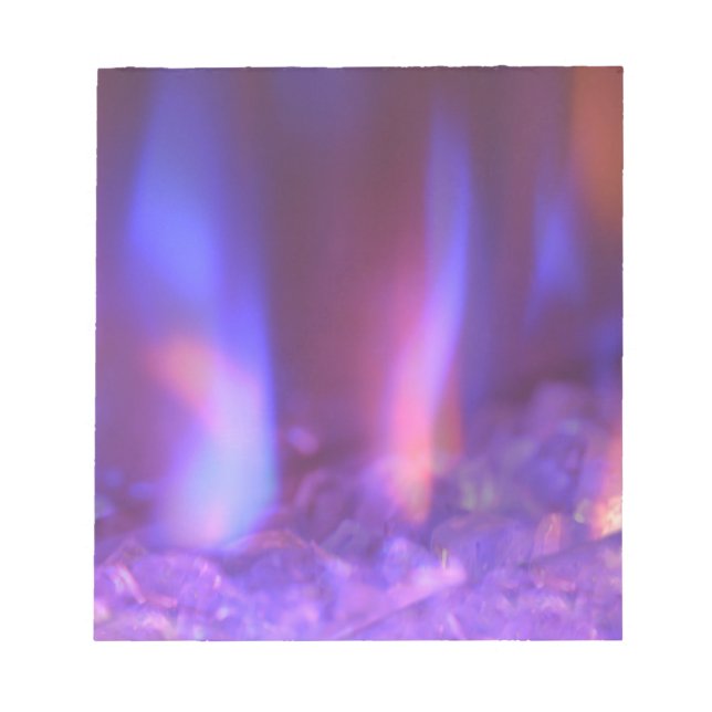 Flammen brennen notizblock (Vorderseite)
