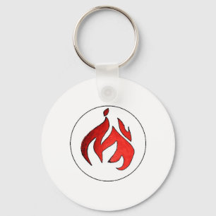 Flammen-Büschel des Feuers von der Schlüsselanhänger